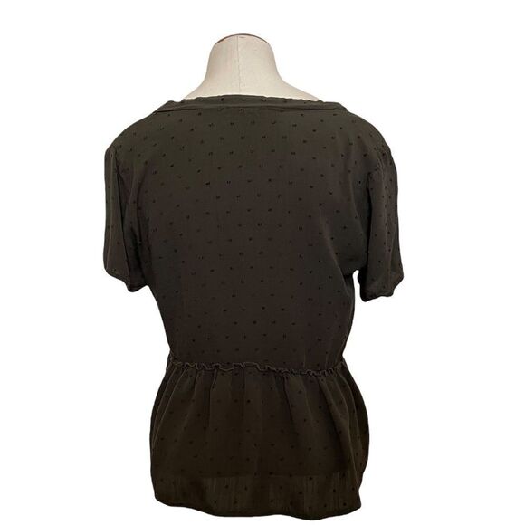 JUN & IVY Green blouse size small - Picture 8 of 8